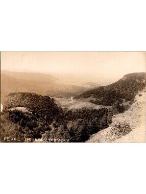 Perce Quebec Mountain Scenery Postcard